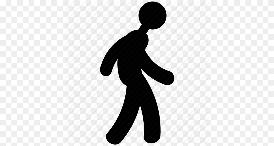 Man Walking Pedestrian Person Traveler Walker Walking Icon, Silhouette, Martial Arts, Sport, Formal Wear Free Png Download