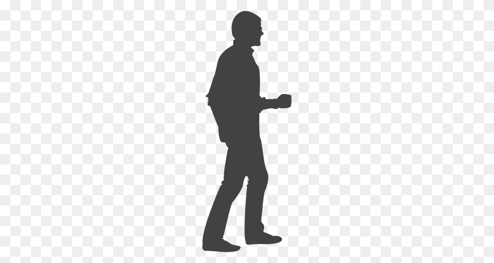 Man Walking Silhouette, Adult, Male, Person, Standing Free Png