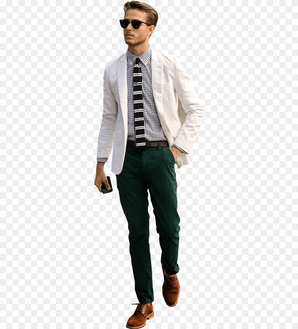 Man Walking Transparent Clipart Cut Out Person, Accessories, Shirt, Jacket, Formal Wear Free Png Download