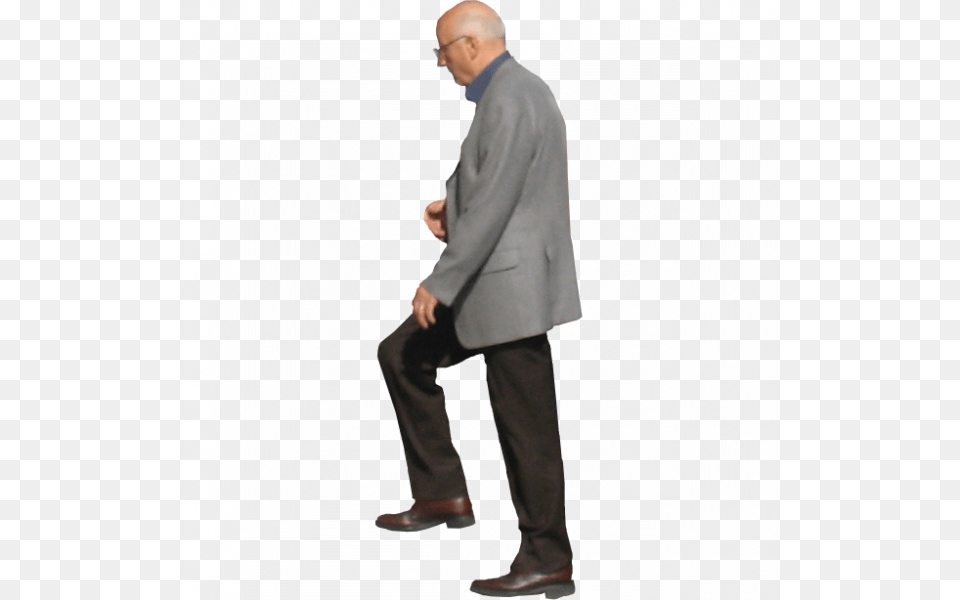 Man Walking Up Stairs, Suit, Standing, Clothing, Coat Free Png