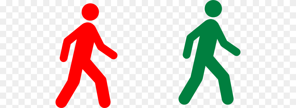 Man Walking Vector Green And Red Man, Sign, Symbol, Boy, Child Png