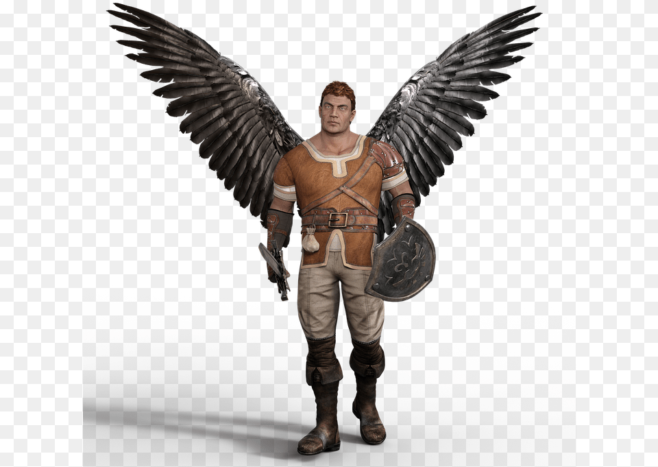 Man Warrior Fighter Soldier Fig Strength Muscles Man Warrior, Adult, Male, Person, Bird Png
