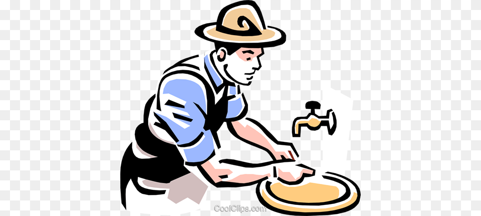 Man Washing Hands Royalty Vector Clip Art Illustration, Baby, Person, Face, Head Png