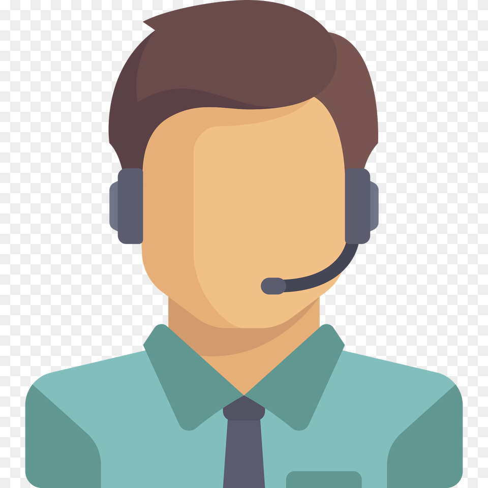 Man Wearing A Headset Clipart, Accessories, Photography, Tie, Formal Wear Png Image