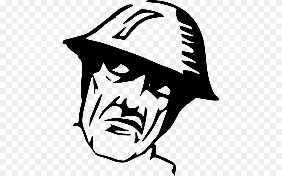 Man Wearing Helmet Silhuoette Clip Arts For Web, Stencil, Clothing, Hardhat, Baby Png Image