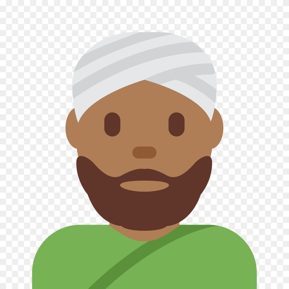 Man Wearing Turban Emoji Clipart, Hat, Cap, Clothing, Person Free Transparent Png