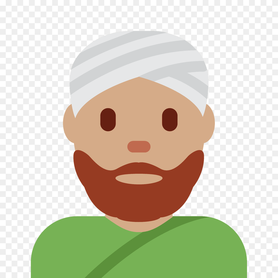 Man Wearing Turban Emoji Clipart, Cap, Clothing, Hat, Bathing Cap Free Png