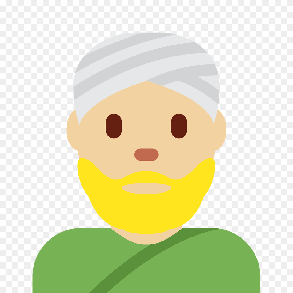 Man Wearing Turban Emoji Clipart, Cap, Clothing, Hat, Bathing Cap Free Png Download