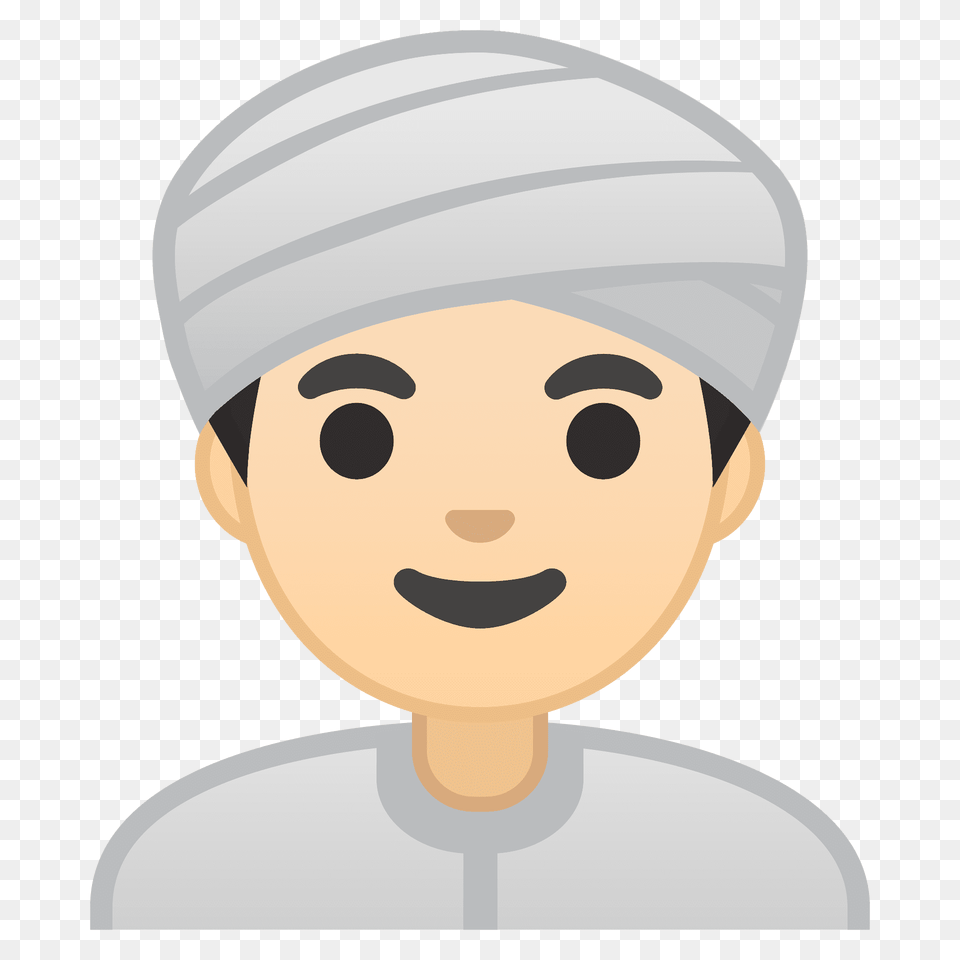 Man Wearing Turban Emoji Clipart, Hat, Cap, Clothing, Bathing Cap Free Png Download