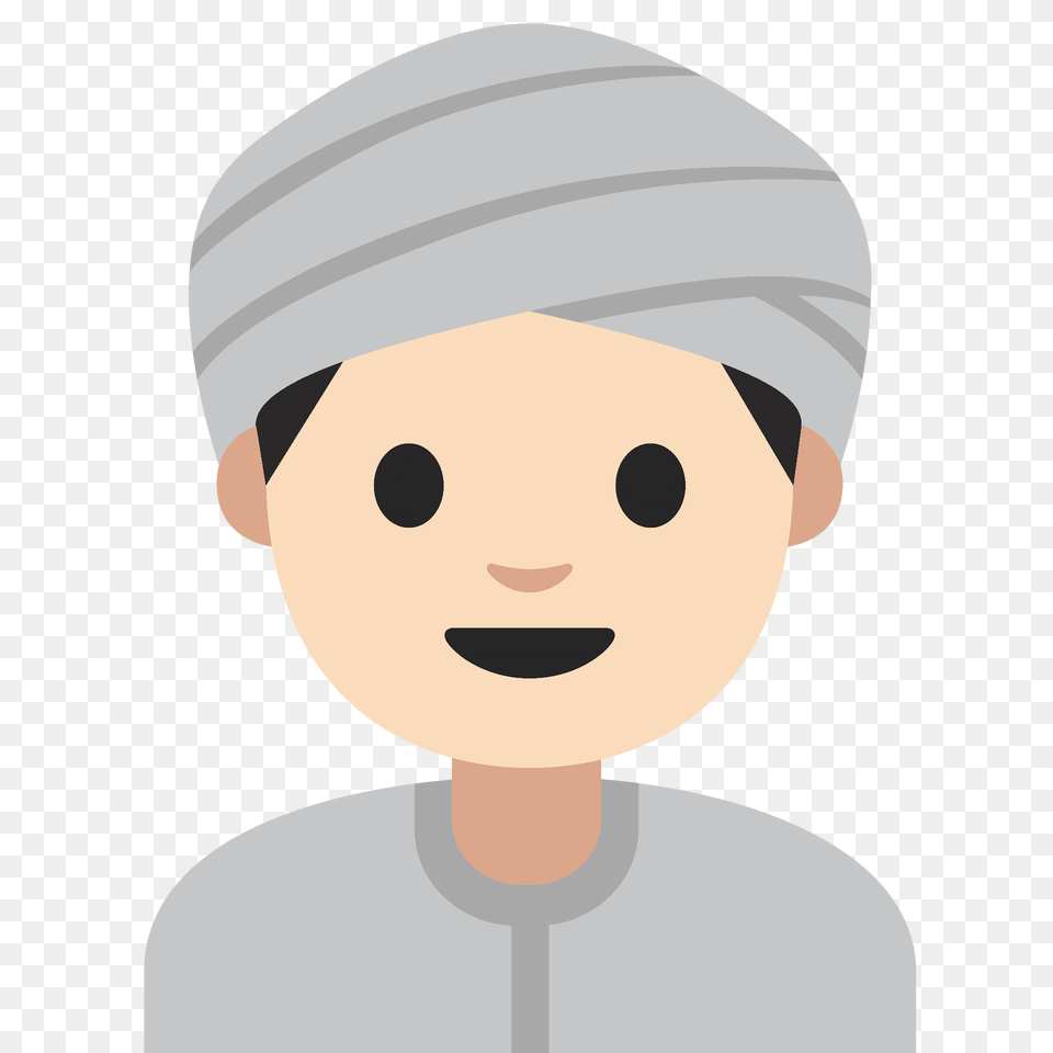Man Wearing Turban Emoji Clipart, Cap, Clothing, Hat, Bathing Cap Free Transparent Png