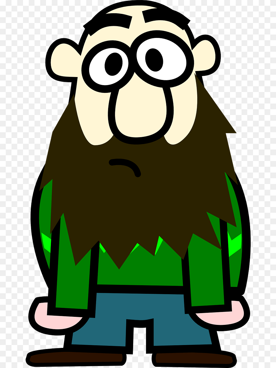 Man With A Beard Clipart, Animal, Mammal, Wildlife Png