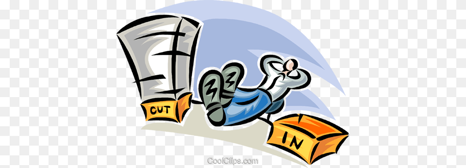 Man With A Full Out Box Relaxing Royalty Vector Clip Art, Animal, Fish, Sea Life, Shark Png
