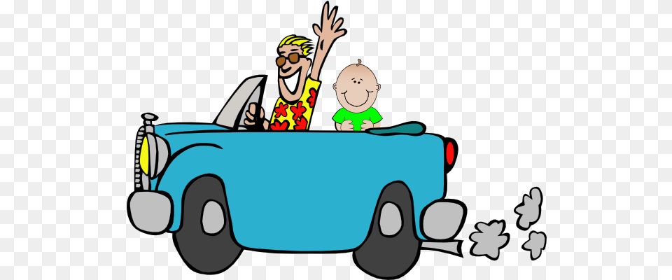 Man With Baby In Car Clip Arts For Driving Car Clipart Gif, Person, Face, Head, Transportation Free Transparent Png