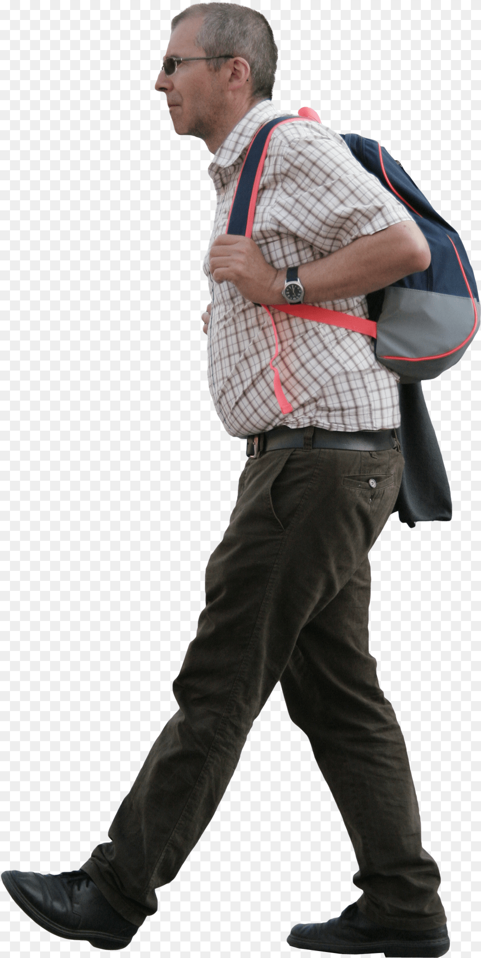 Man With Backpack Cut Out People Trees And Leaves People With Backpacks, Adult, Bag, Clothing, Person Free Png Download