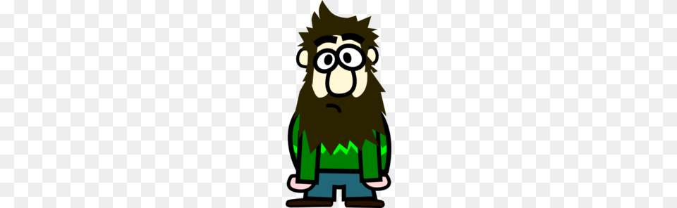 Man With Beard Cartoon Clip Art, Baby, Person, Animal, Mammal Free Png