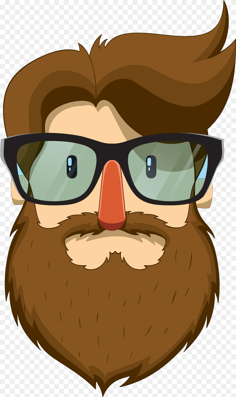Man With Beard Clipart, Accessories, Face, Glasses, Head Png Image