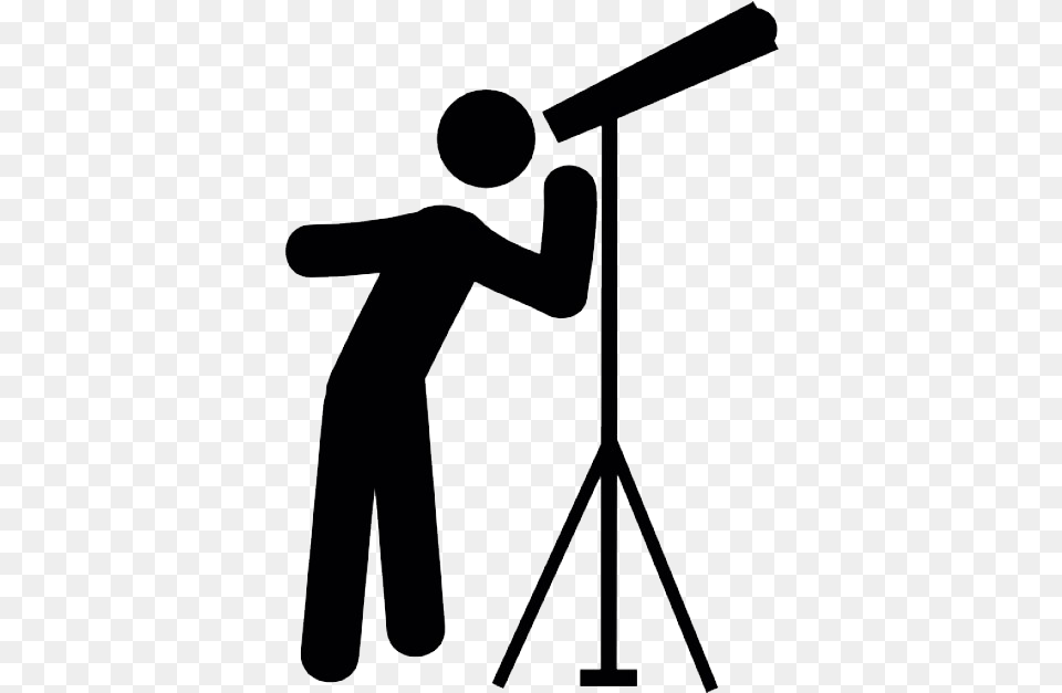 Man With Binocular Icon, Telescope Free Transparent Png