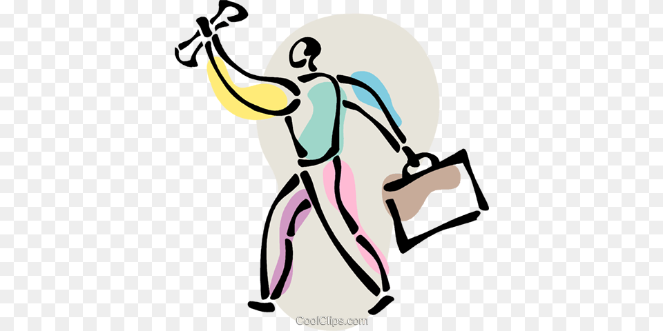 Man With Briefcase And Diploma Royalty Vector Clip Art, Cleaning, Person, Bag, Baby Png Image