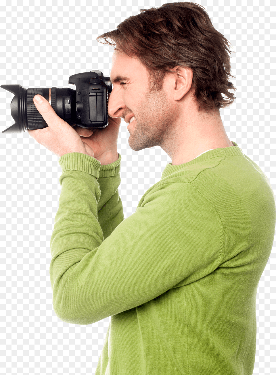 Man With Camera Free Png