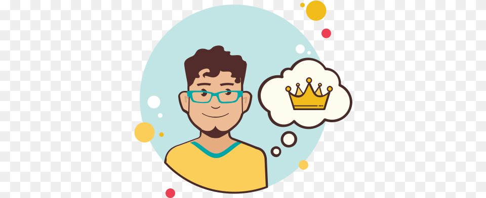 Man With Crown Icon And Vector Imagination Icon, Photography, Face, Head, Person Free Transparent Png