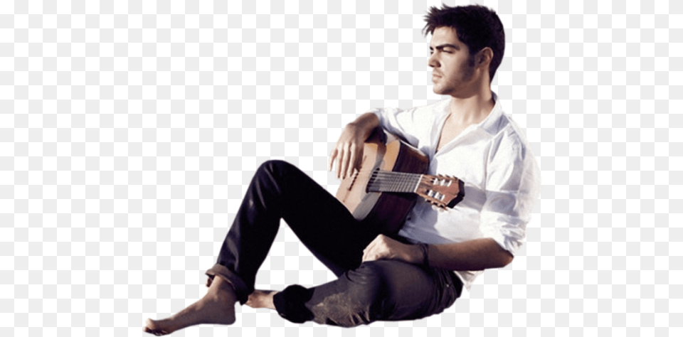 Man With Guitar, Adult, Musical Instrument, Male, Person Free Transparent Png