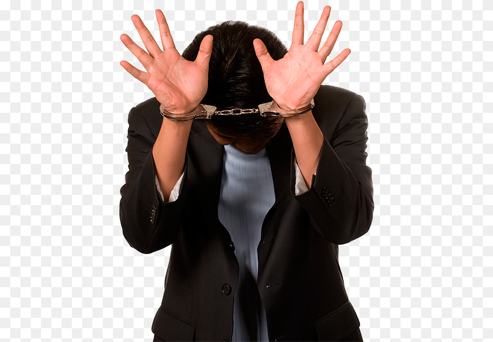 Man With Handcuffs, Body Part, Person, Hand, Finger Free Png Download