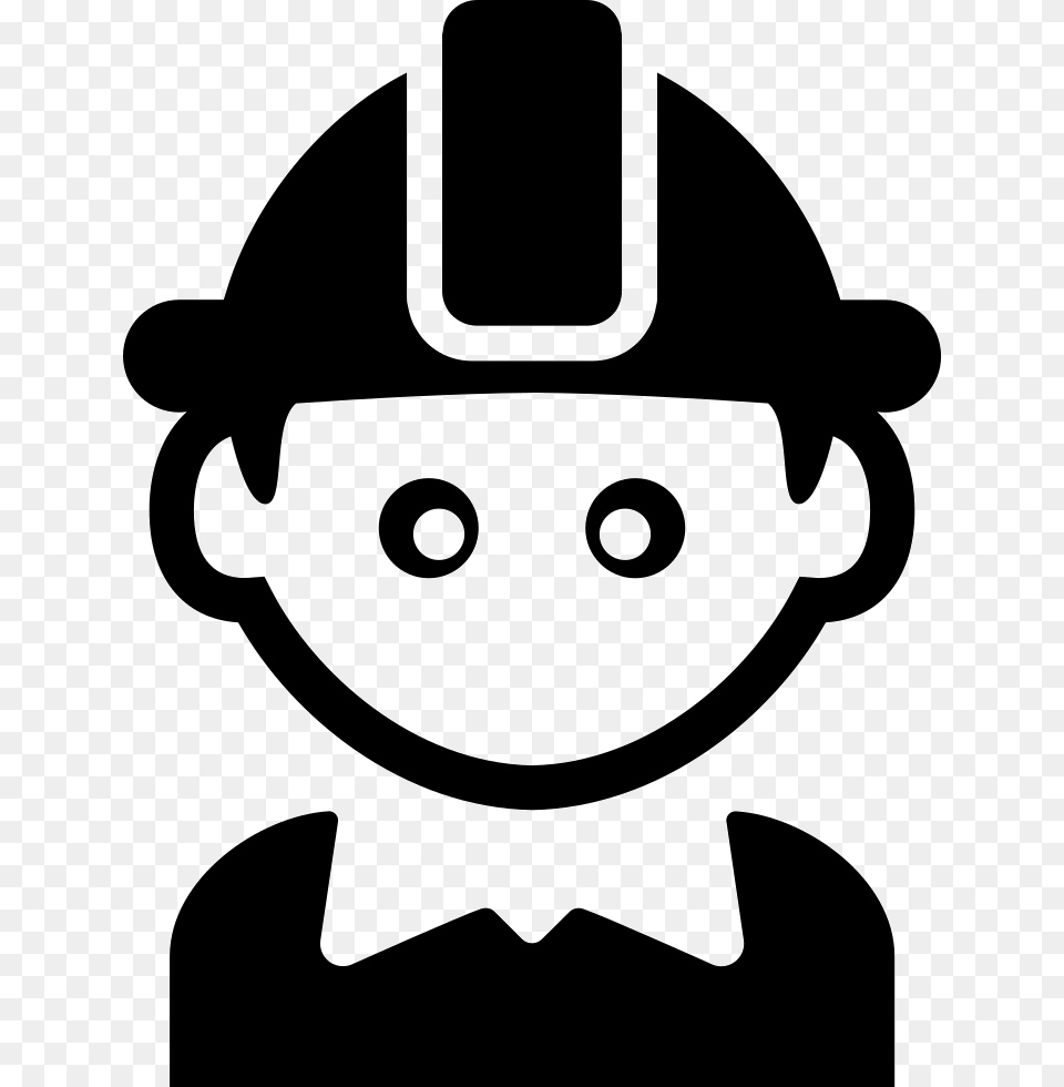 Man With Hat Silueta Persona Con Gorra, Stencil Free Transparent Png