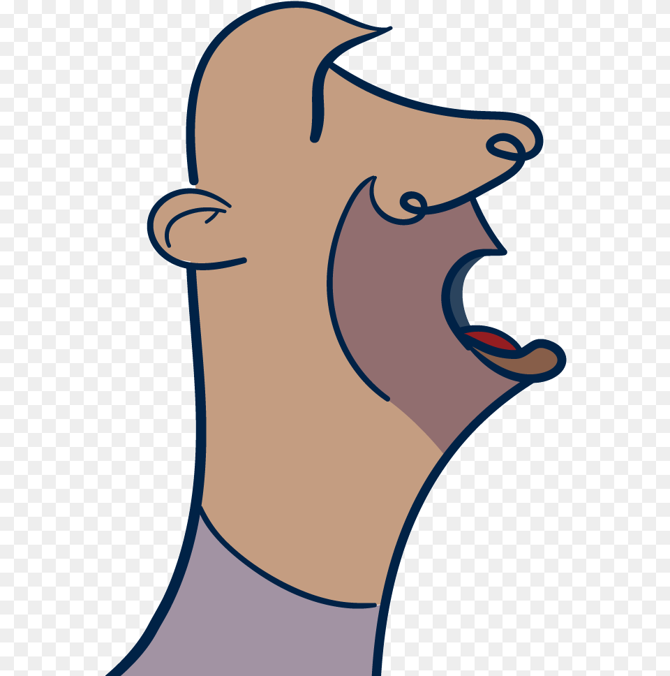 Man With Mouth Open Open Mouth Male, Body Part, Face, Head, Neck Png