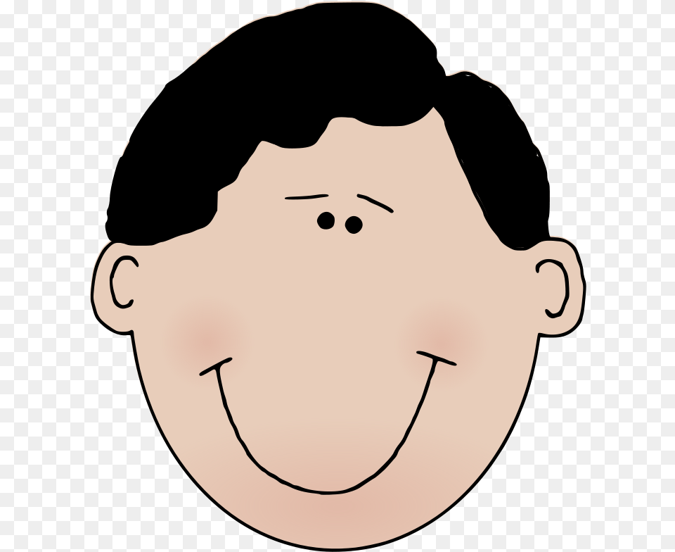 Man With Mustache Kid Happy Face Clipart, Head, Person Free Transparent Png