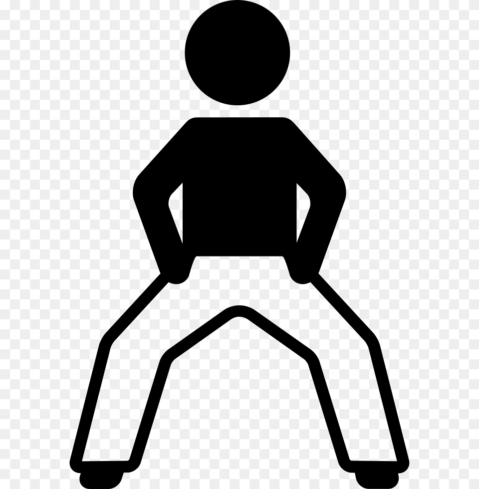 Man With Open Legs Posture Dibujos Con Las Piernas Abiertas, People, Silhouette, Person, Stencil Png Image