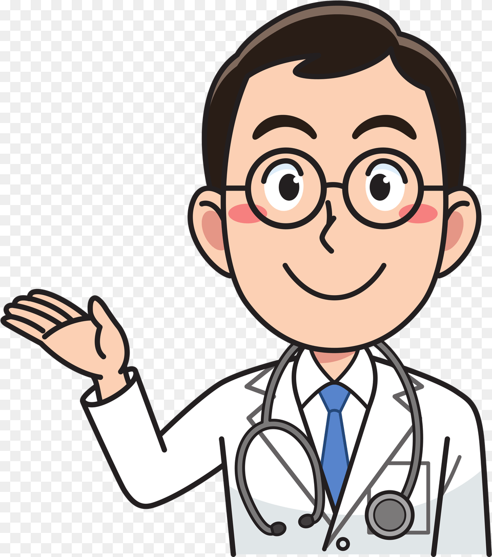 Man With Stethoscope Doctor Clipart, Clothing, Coat, Lab Coat, Baby Png