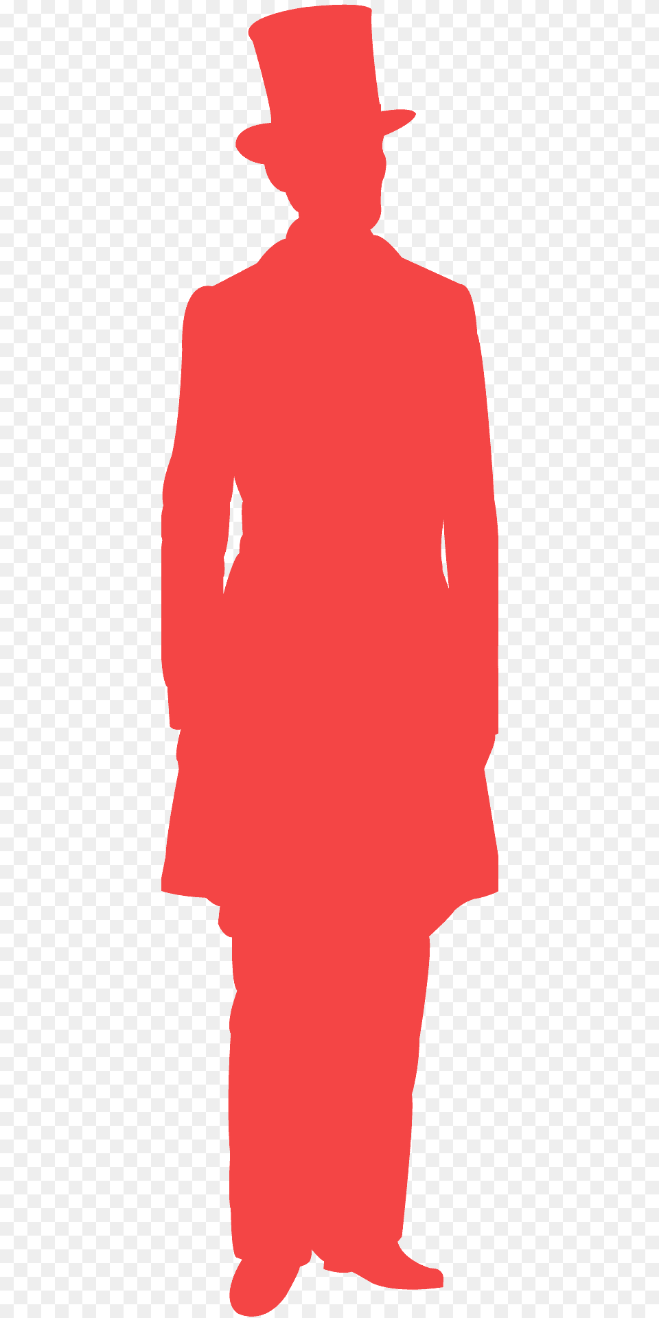 Man With Top Hat Silhouette, Adult, Clothing, Male, Person Png
