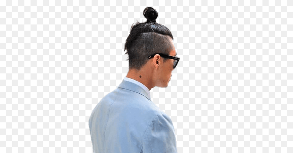 Man With Top Knot, Adult, Hair, Male, Person Png Image