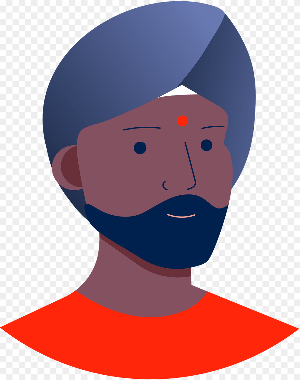Man With Turban Clipart, Bathing Cap, Cap, Clothing, Hat Free Png