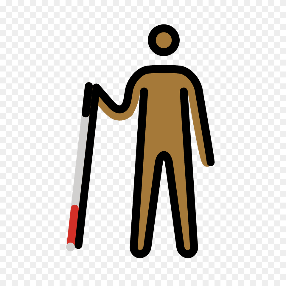 Man With White Cane Emoji Clipart Png Image