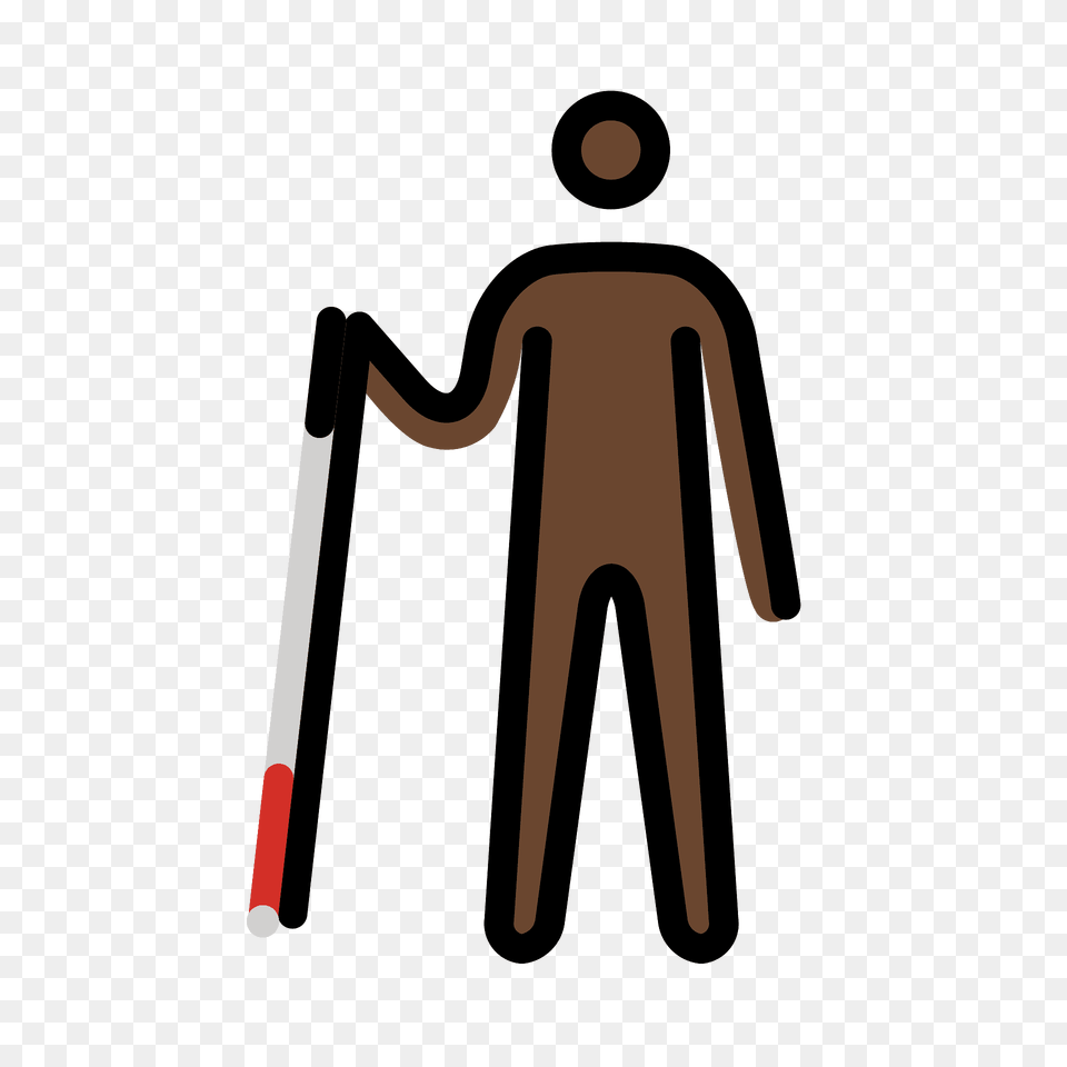 Man With White Cane Emoji Clipart Png