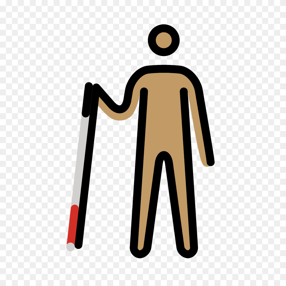 Man With White Cane Emoji Clipart Free Png