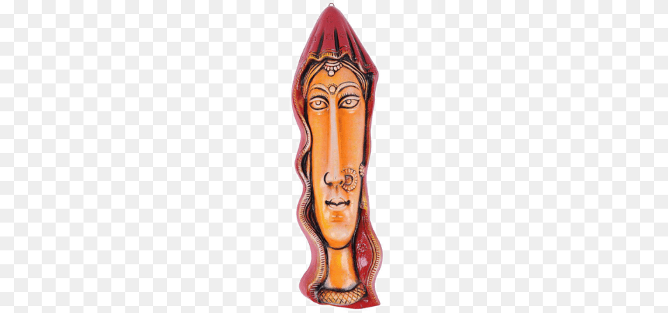Man Woman Face Terracotta Wall Hanging Carving, Art, Figurine, Symbol, Emblem Free Png Download