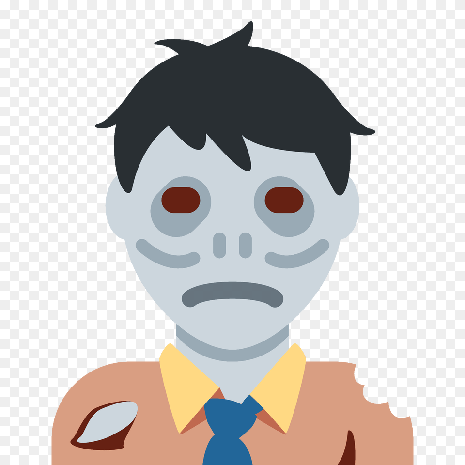 Man Zombie Emoji Clipart, Photography, Face, Head, Person Free Transparent Png