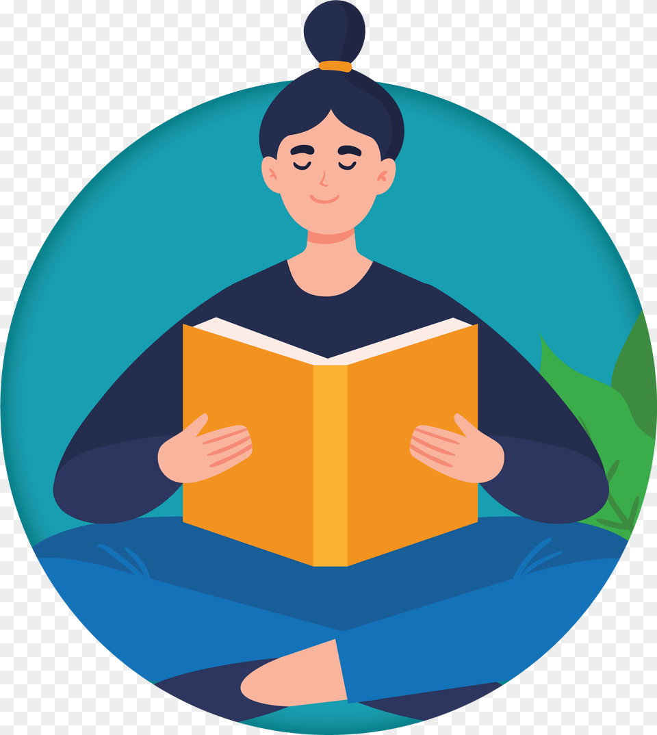 Manage Stress Religion, Person, Reading, Photography, Face Png Image