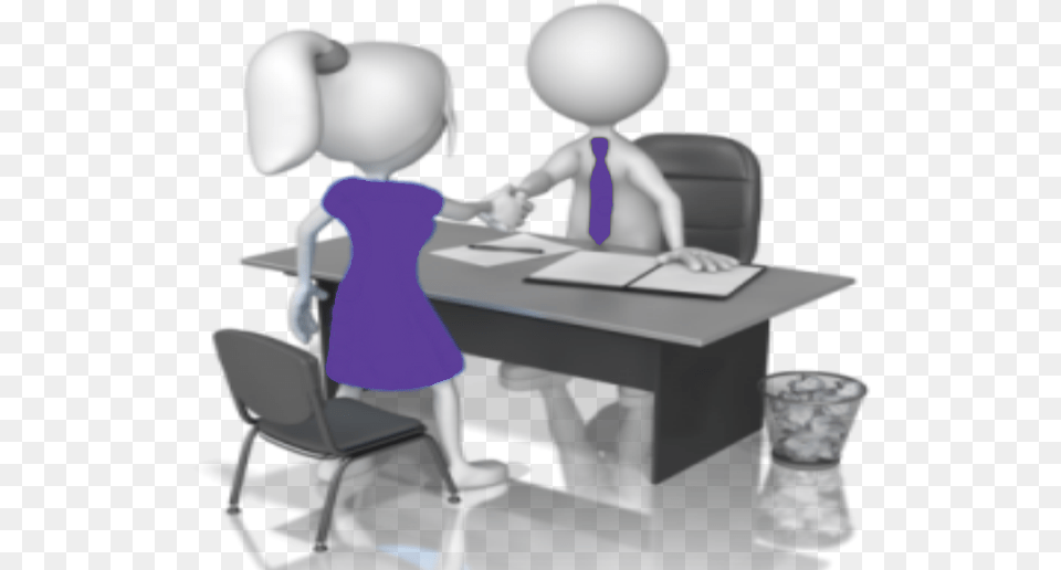 Manager And Employee Transparent, Desk, Furniture, Table, Baby Free Png