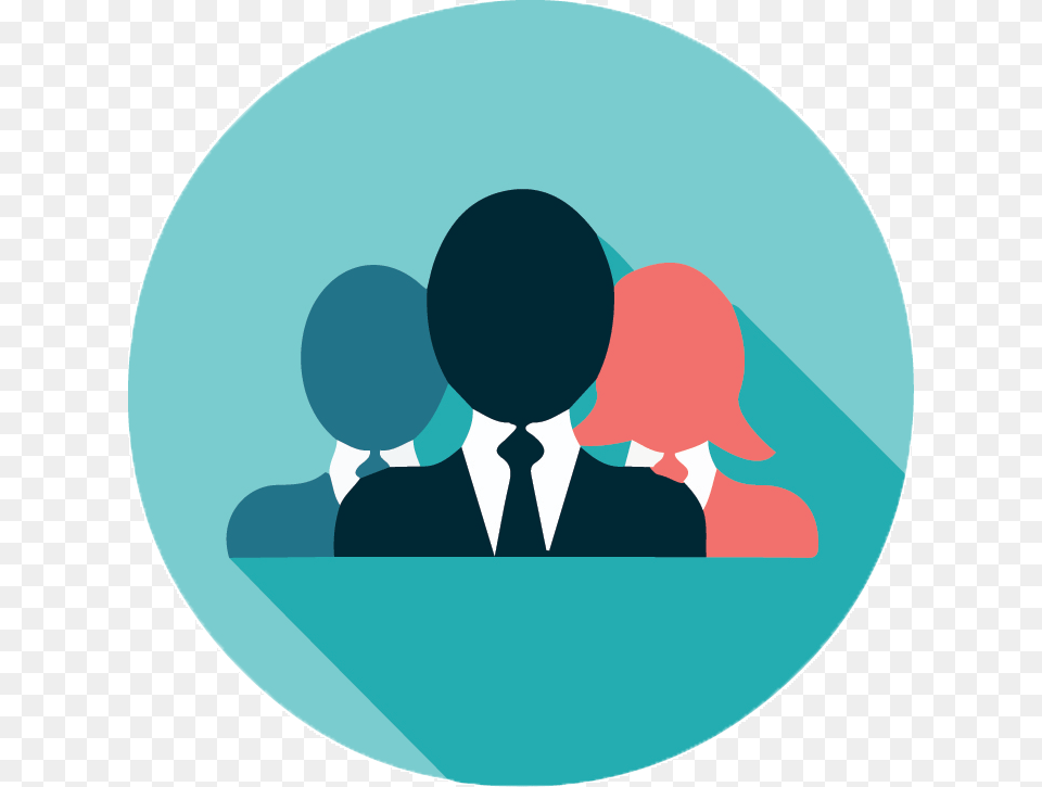 Manager Flat Icon, Crowd, Person, People, Audience Png Image