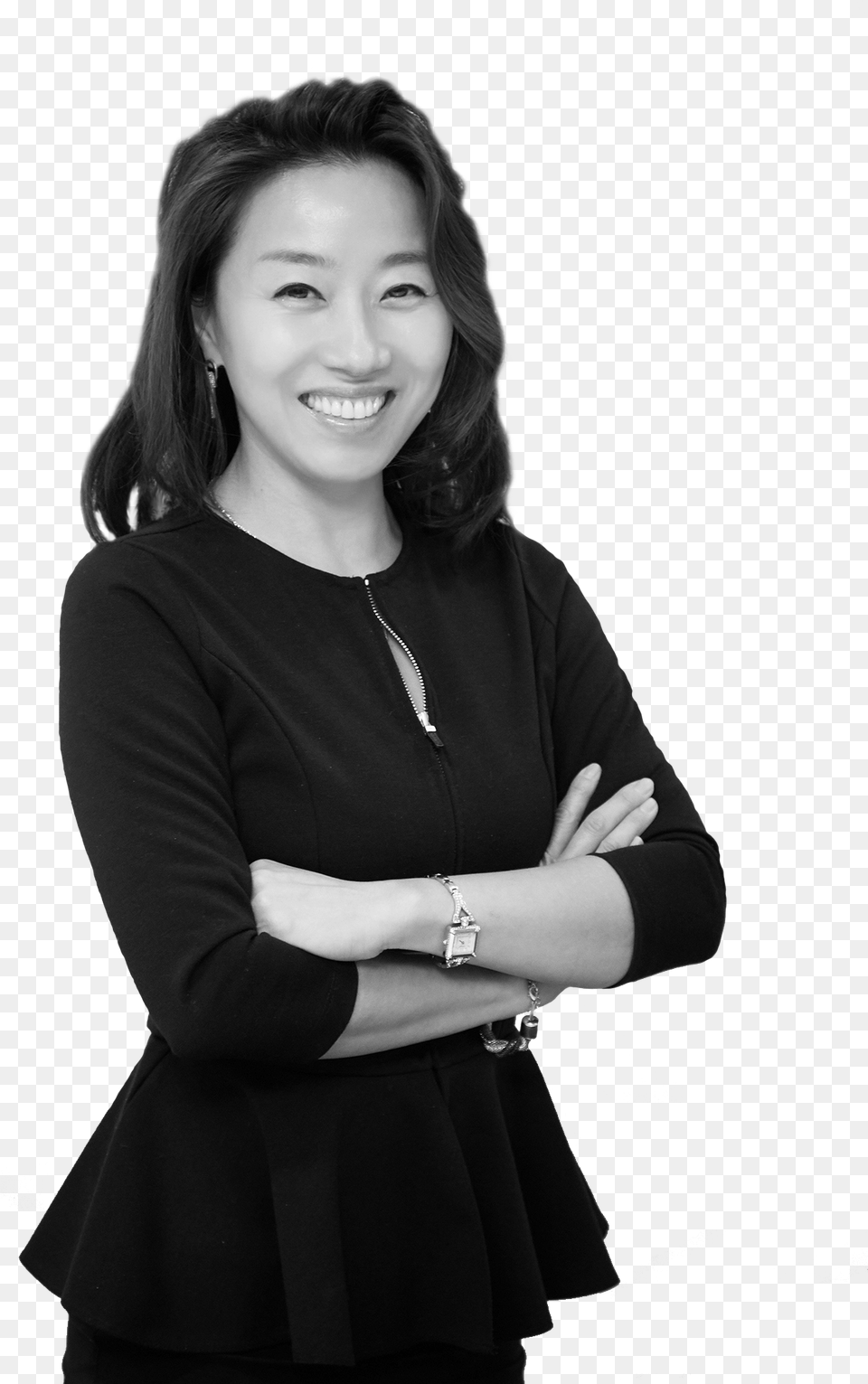 Managing Director Sopexa Korea Girl, Woman, Smile, Sleeve, Portrait Free Png