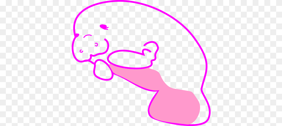 Manatee Clipart, Purple, Baby, Person Free Png