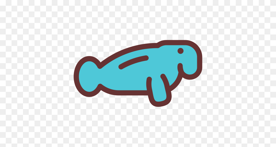 Manatee Multicolor Lovely Icon With And Vector Format, Animal, Fish, Sea Life, Shark Free Transparent Png