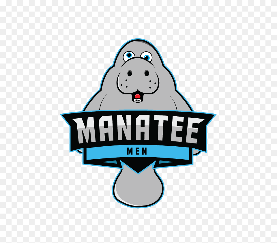 Manateemen Logo, Sticker, Animal, Bear, Mammal Png