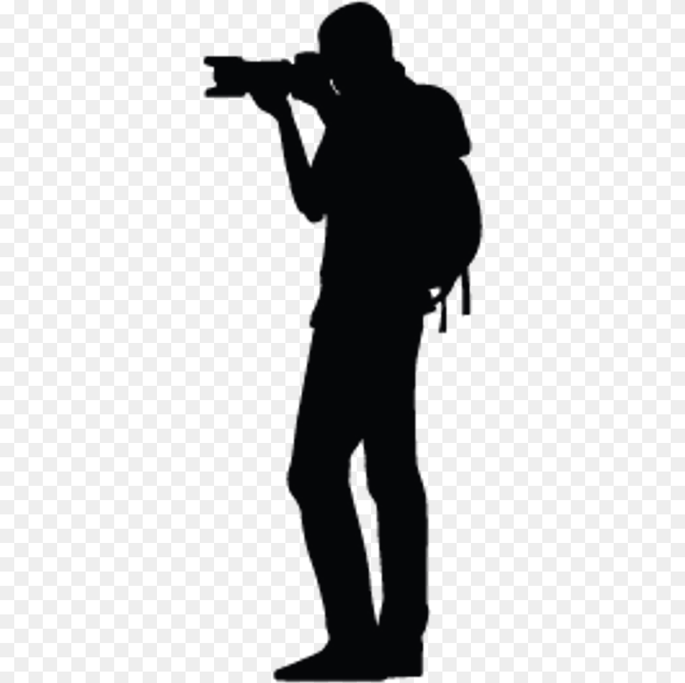 Mancamerasilhouette Freetoedit Salute Silhouette, Person Free Png Download