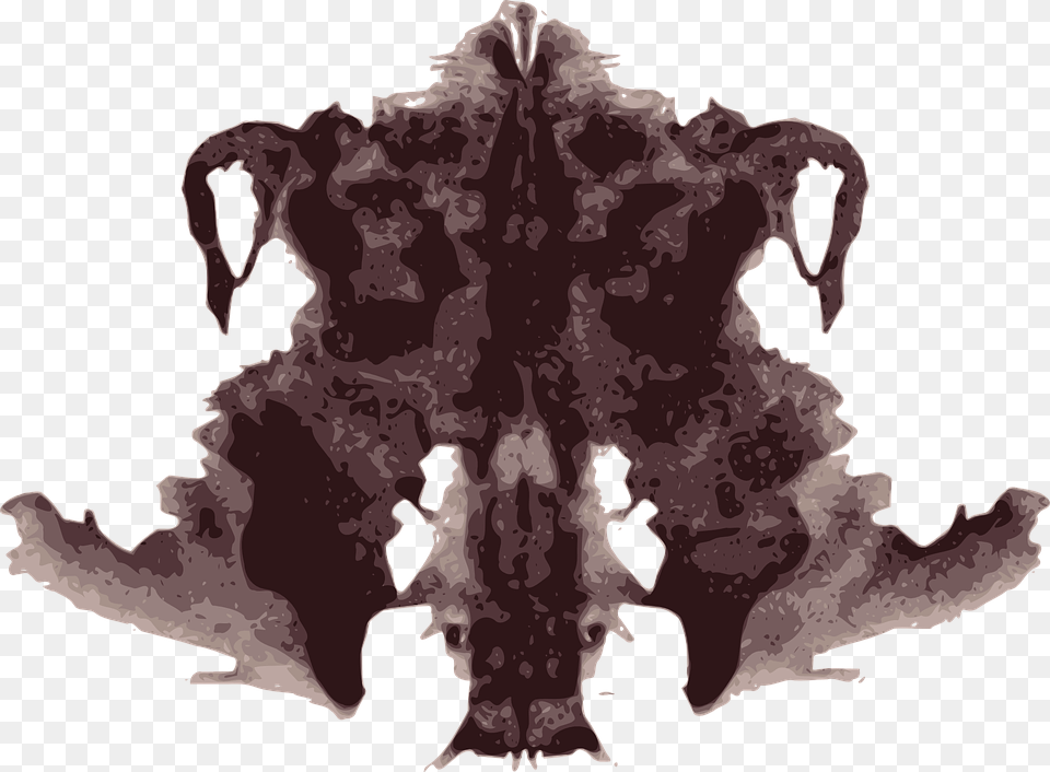 Mancha De Tinta Test De Rorschach Rorschach Test Plate, Ct Scan, Stain Png Image