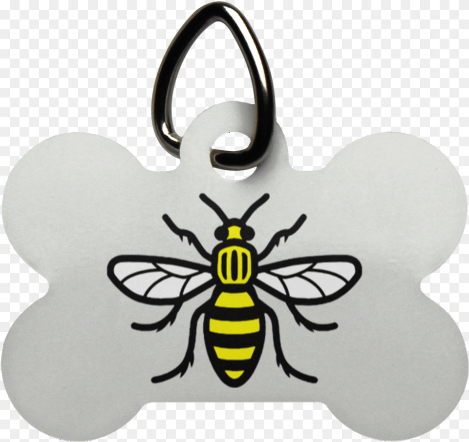 Manchester Bee Dog Bone Pet Tag Manchester Bee Vector Download, Animal, Insect, Invertebrate, Wasp Png