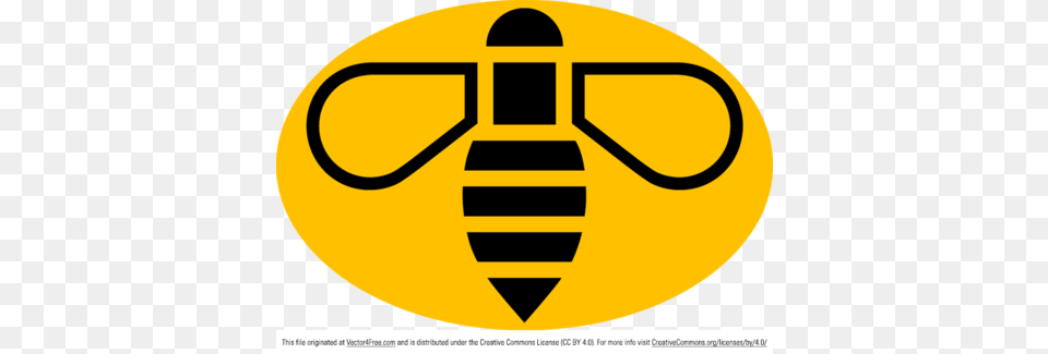Manchester Bee Vector Logo Made In Manchester Logo, Animal, Insect, Invertebrate, Wasp Png